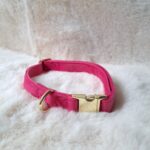 velvet halsband roze